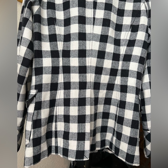 Forever Women's Plaid Double‑Breasted Peacoat - Picture 5 of 12